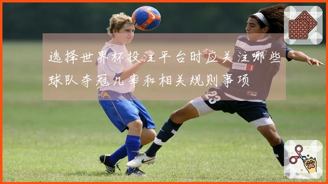 选择世界杯投注平台时应关注哪些球队夺冠几率和相关规则事项